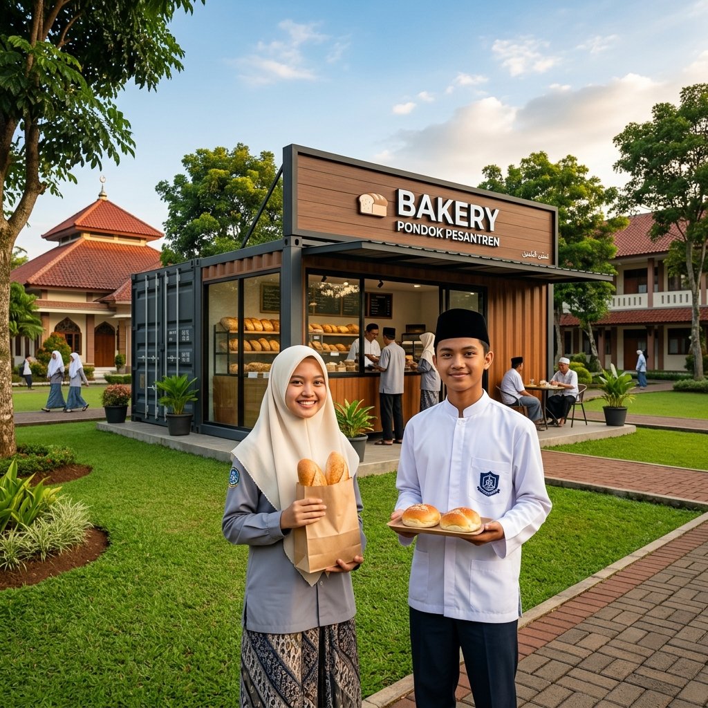 Ilustrasi Bakery Pondok Pesantren